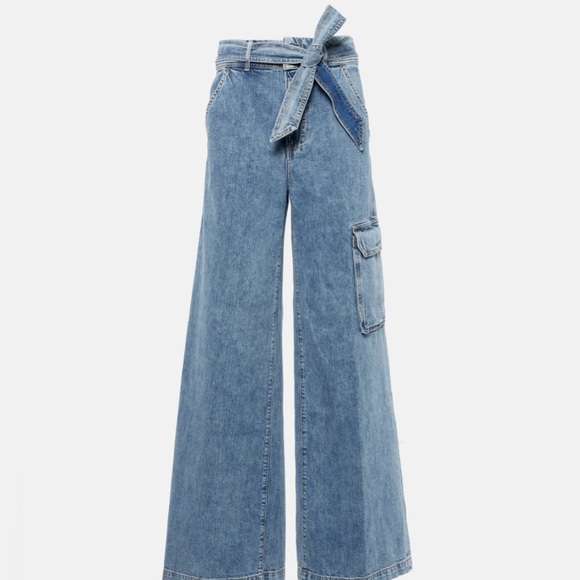 Veronica Beard Belisa High Waist Cargo Jeans - Women’s Size 27 - New With Tags - Picture 1 of 11